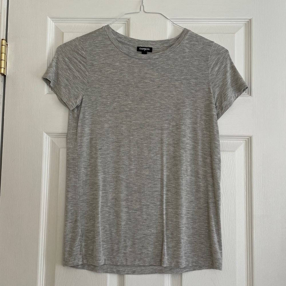 Express, grey t-shirt, size XS